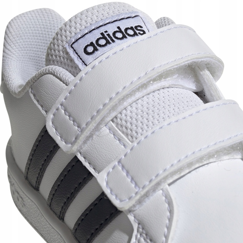 Zapatillas para niños adidas Grand Court I blancas y negras EF0118 blanco 1