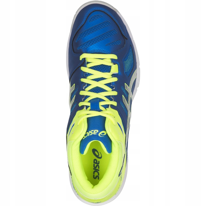 Zapatillas de voleibol Asics Gel Beyond 5 Mt azul-amarillo B600N 400 para hombre 1