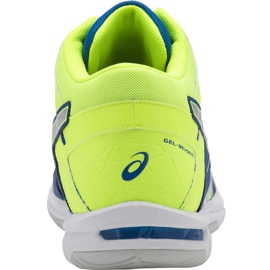 Zapatillas de voleibol Asics Gel Beyond 5 Mt azul-amarillo B600N 400 para hombre 5
