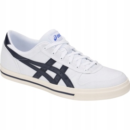 Zapatillas de hombre Asics Aaron blanco y azul marino 1201A008 101 3