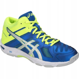 Zapatillas de voleibol Asics Gel Beyond 5 Mt azul-amarillo B600N 400 para hombre 3