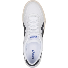 Zapatillas de hombre Asics Aaron blanco y azul marino 1201A008 101 2