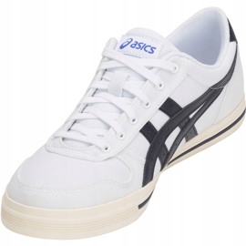Zapatillas de hombre Asics Aaron blanco y azul marino 1201A008 101 4