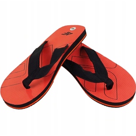 Zapatillas de hombre 4F naranja H4L19 KLM003 70S negro 1