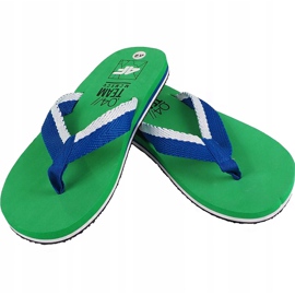 Zapatillas de hombre 4F verde H4L19 KLM002 41S blanco azul 1
