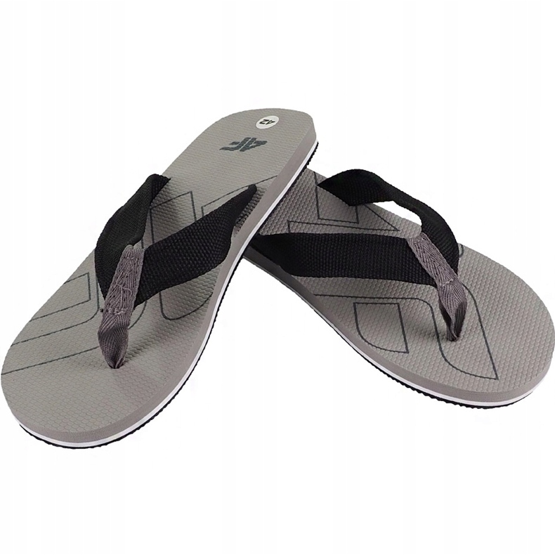 Pantuflas 4F beige para hombre H4L19 KLM003 83S negro 1