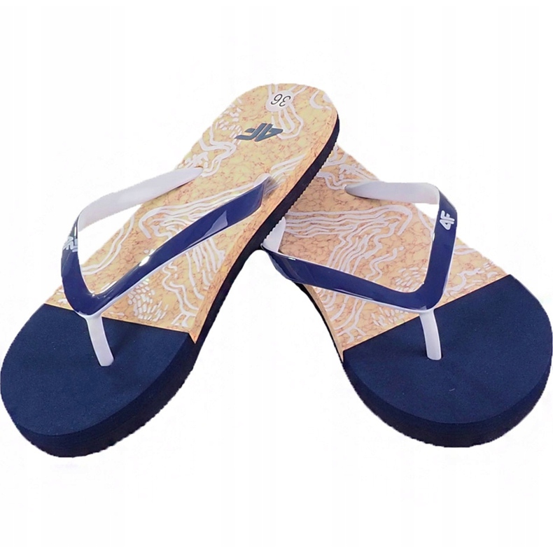 Pantuflas 4F de mujer azul marino oscuro H4L19 KLD003 30S 1
