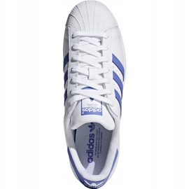 Blancas zapatillas de hombre adidas Superstar G27810 blanco 2