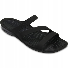 Pantuflas Crocs para mujer Swiftwater Sandal W negro 203998060 3