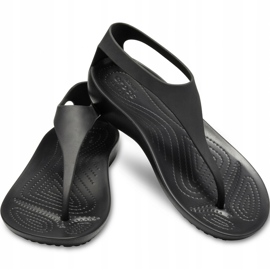 Sandalias de mujer Crocs Serena Flip W negro 205468060 3
