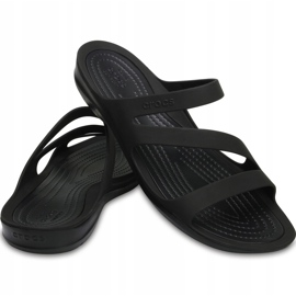 Pantuflas Crocs para mujer Swiftwater Sandal W negro 203998060 4