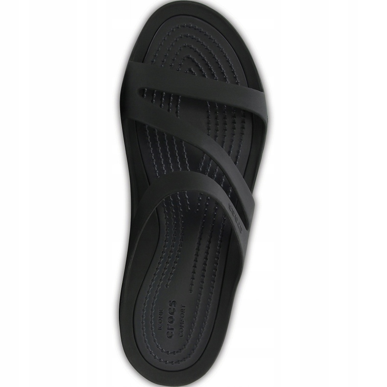 Pantuflas Crocs para mujer Swiftwater Sandal W negro 203998060 2