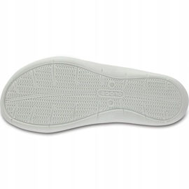 Crocs Pantuflas Mujer Swiftwater Sandal W Gris-Blanco 203998 06X 6