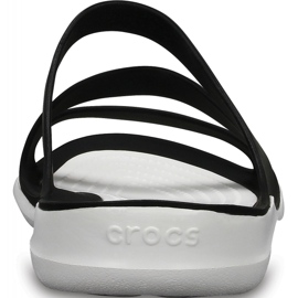 Pantuflas Crocs para mujer Swiftwater Sandal W blanco y negro 203998066 5