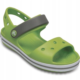 Sandalias Crocs para niños Crocband Sandal Niños, verde y gris 12856 3K9 2