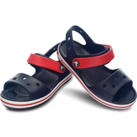 Sandalias Crocs para niños Crocband Sandal Niños azul oscuro rojo 12856485 azul marino 2