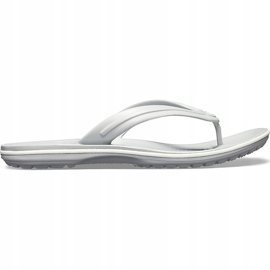 Pantuflas Crocs Crocband Flip gris claro blanco 11033 00J 3