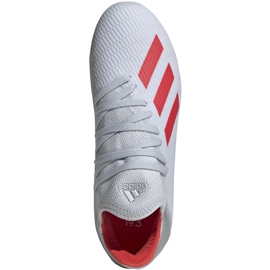 Botas de fútbol adidas X 19.3 Fg Jr plateadas F35365 multicolor plata 2