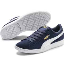 Zapatillas de mujeres Puma Vikky azul marino 362624 22 3
