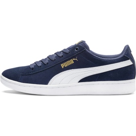 Zapatillas de mujeres Puma Vikky azul marino 362624 22 2