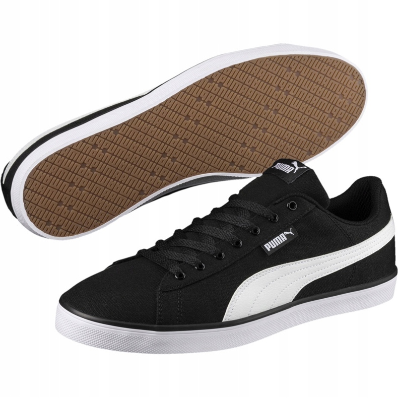 Zapatillas de hombres Puma Urban Plus Cv negras 366414 02 blanco negro 1