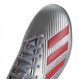Botas de fútbol adidas X 19.4 Tf plateadas F35344 multicolor plata 3