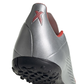 Botas de fútbol adidas X 19.4 Tf plateadas F35344 multicolor plata 2