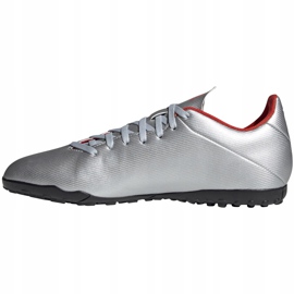 Botas de fútbol adidas X 19.4 Tf plateadas F35344 multicolor plata 4