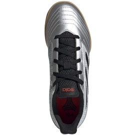 Botas de fútbol adidas Predator 19.4 In Sala Jr plateado G25829 multicolor gris 2