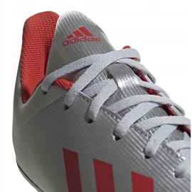 Botas de fútbol adidas X 19.4 FxG Jr plateadas F35362 multicolor plata 1