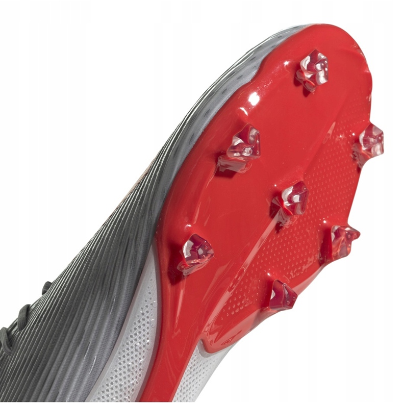 Botas de fútbol adidas X 19.2 Fg plateadas F35386 gris gris 1