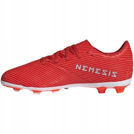 Adidas Nemeziz 19.4 FxG Jr rojo zapatos de fútbol F99948 2