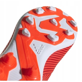 Adidas Nemeziz 19.4 FxG Jr rojo zapatos de fútbol F99948 5