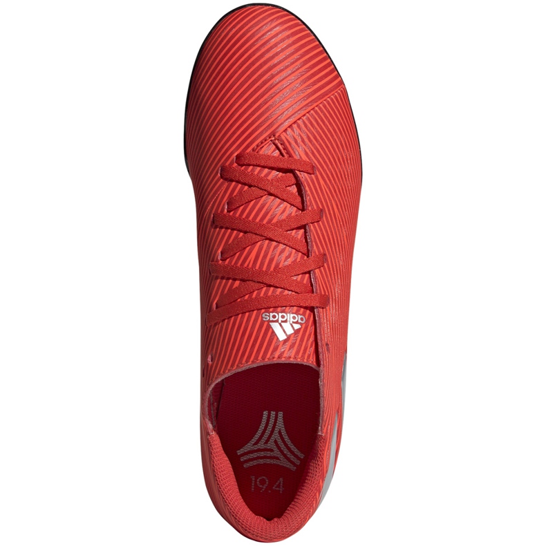 Zapatillas de fútbol Adidas Nemeziz 19.4 Tf rojas F34524 rojo rojo 1