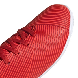 Adidas Nemeziz 19.4 In Jr rojo botas de fútbol F99938 3