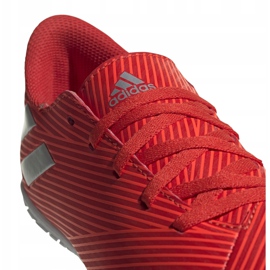 Adidas Nemeziz 19.4 In Jr rojo botas de fútbol F99938 4