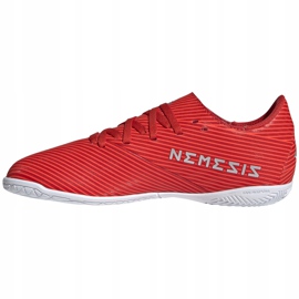 Adidas Nemeziz 19.4 In Jr rojo botas de fútbol F99938 2