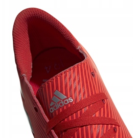 Zapatillas de fútbol Adidas Nemeziz 19.4 Tf rojas F34524 rojo rojo 4