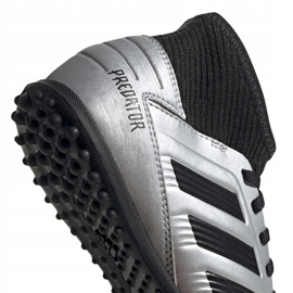 Botas de fútbol adidas Predator 19.3 Tf Jr plateadas G25802 multicolor plata 4