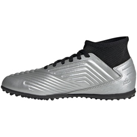Botas de fútbol adidas Predator 19.3 Tf Jr plateadas G25802 multicolor plata 1