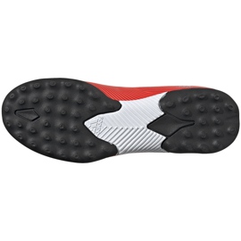 Adidas Nemeziz 19.3 Tf Jr rojo zapatos de fútbol F99941 6