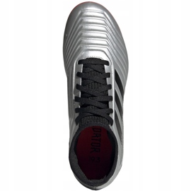 Botas de fútbol adidas Predator 19.3 Fg Jr plateado G25795 multicolor plata 2