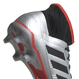 Botas de fútbol adidas Predator 19.2 Fg plateadas F35601 gris gris 4