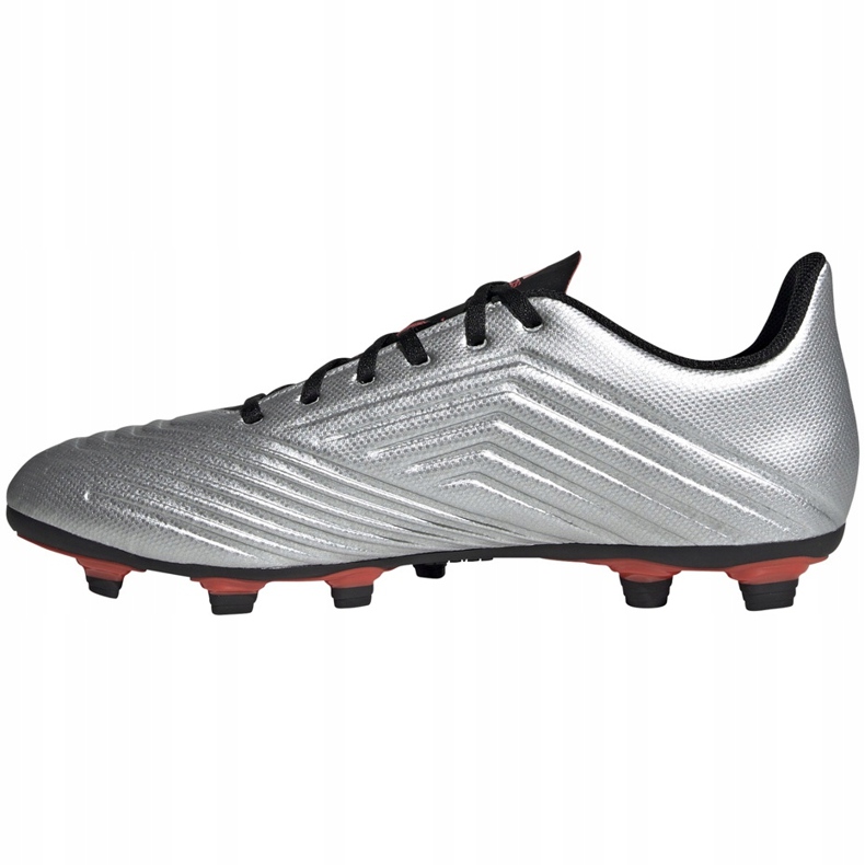 Botas de fútbol adidas Predator 19.4 FxG plateadas F35597 plata 1