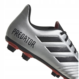 Botas de fútbol adidas Predator 19.4 FxG plateadas F35597 plata 4