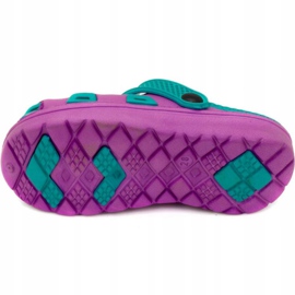 Zapatillas de piscina para niños Aqua-speed Silvi col 09 violeta azul 3