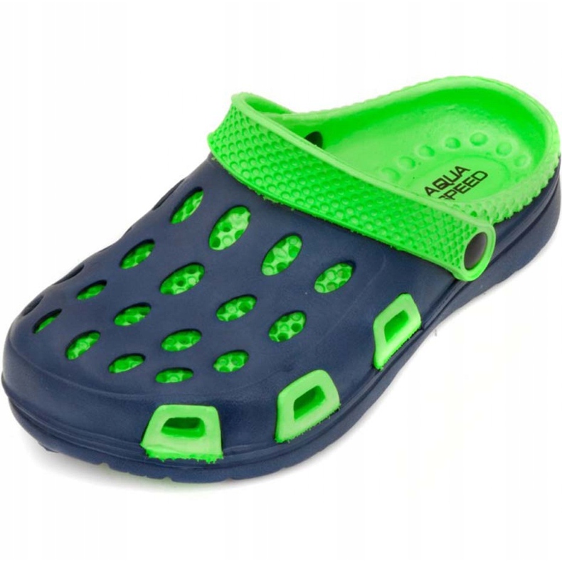 Pantuflas niño aqua-speed Silvi col 48 verde y azul marino 2