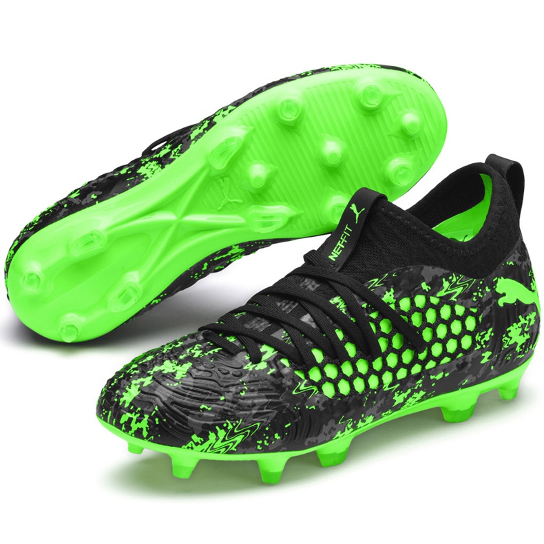 Botas de fútbol Puma Future 19.3 Netfit Fg Ag Jr 105551 03 multicolor negro 1