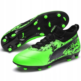 Botas de fútbol Puma One 19.3 Fg Ag 105486 04 multicolor verde 3