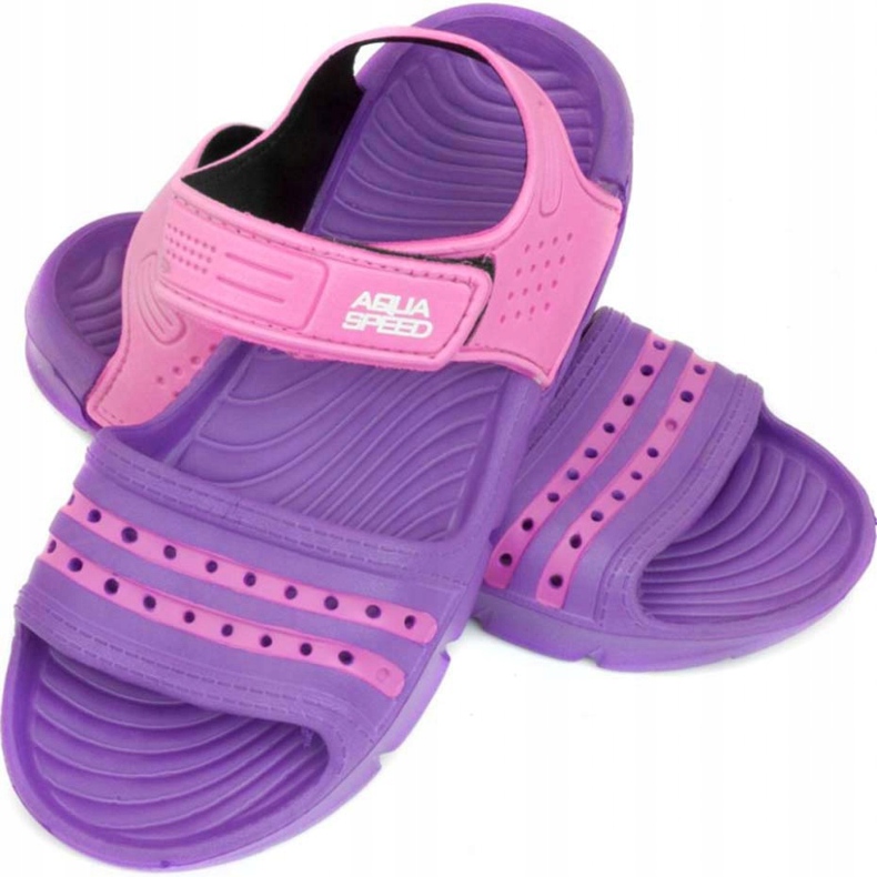 Zapatillas de piscina para niños Aqua-Speed ​​Noli violeta rosa col.93 rosado 1